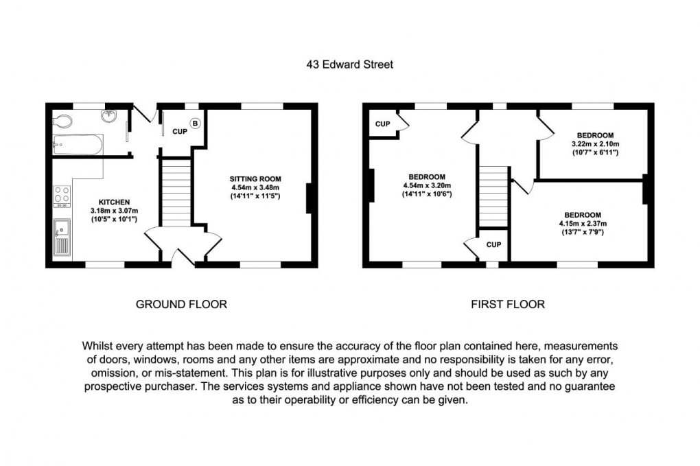 Floorplan for Edward Street, Anstey, Leicester