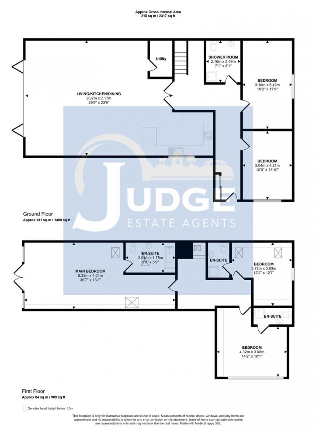 Floorplan for Main Street, Markfield, Leicestershire