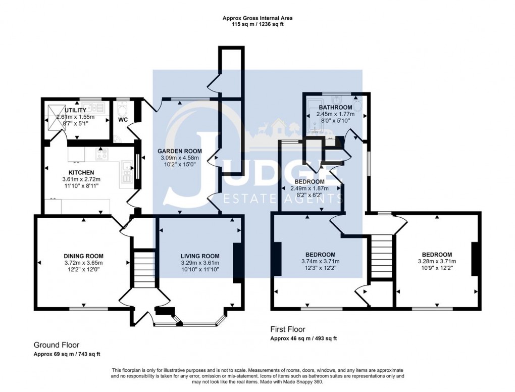 Floorplan for Stamford Street, Glenfield, Leicester