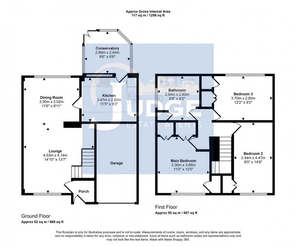 Floorplan for George Street, Anstey, Leicester