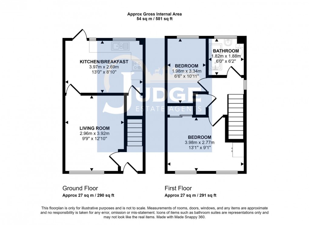 Floorplan for Swallowdale Drive, Anstey Heights, Leicester