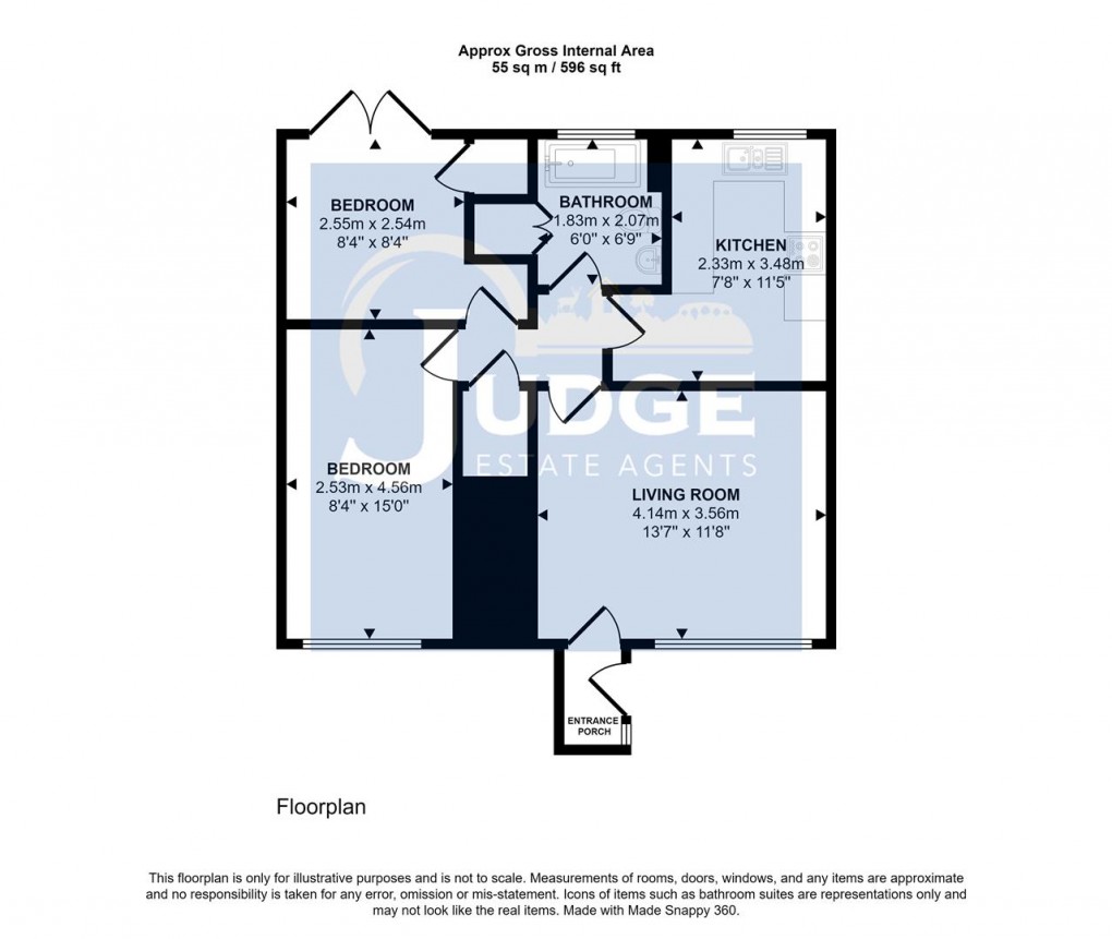 Floorplan for Poplars Close, Groby, Leicester