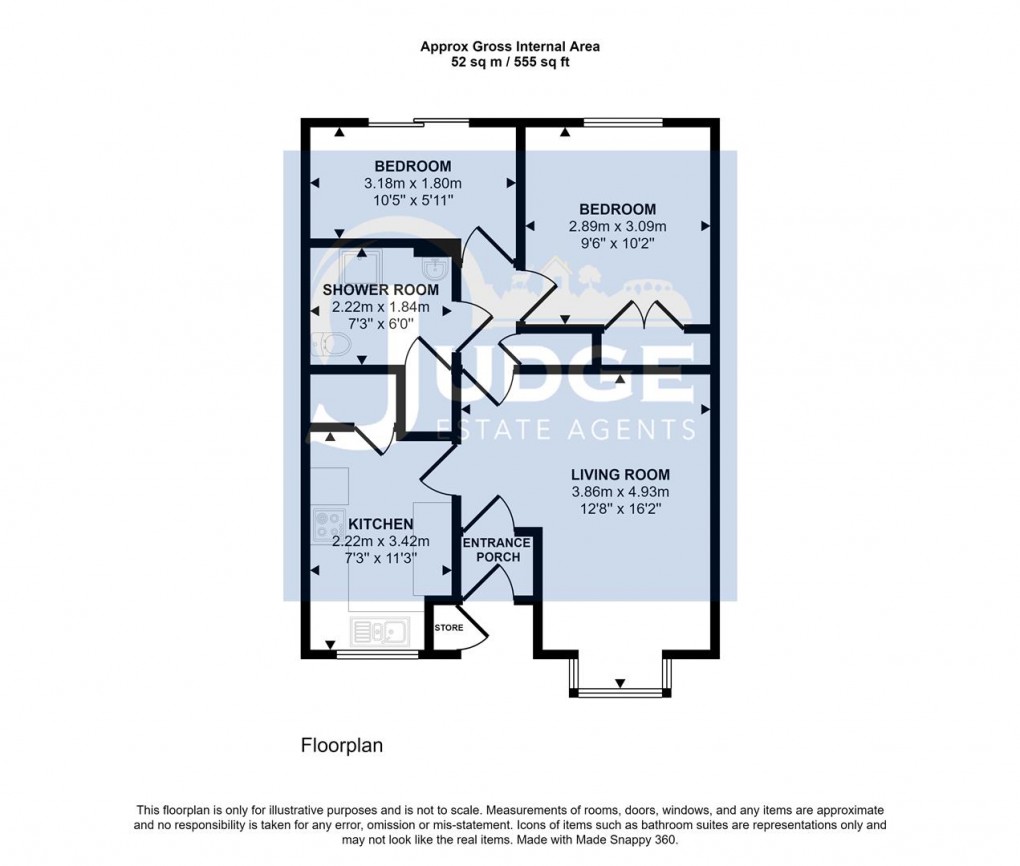 Floorplan for Broughton Close, Anstey, Leicester