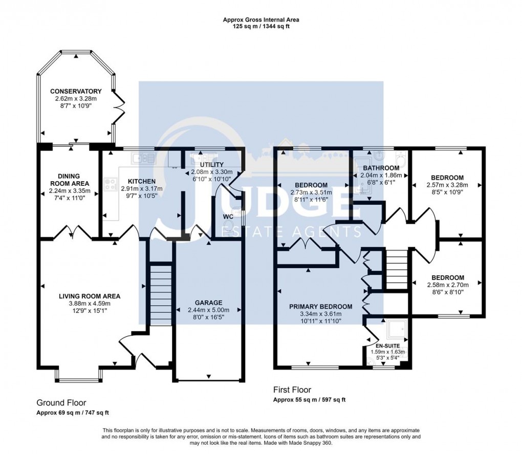 Floorplan for Normandy Close, Glenfield, Leicester