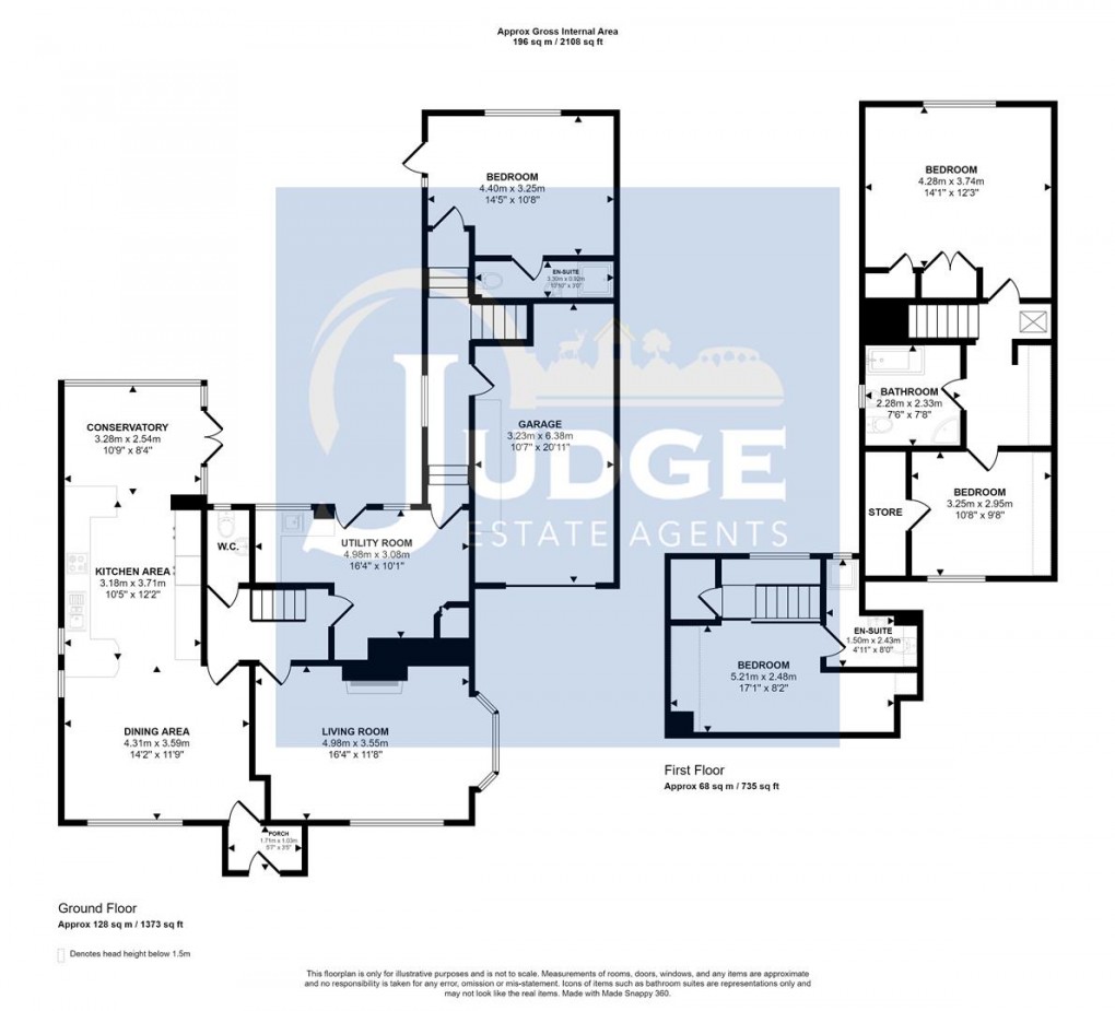 Floorplan for Markfield Lane, Markfield, Leicestershire