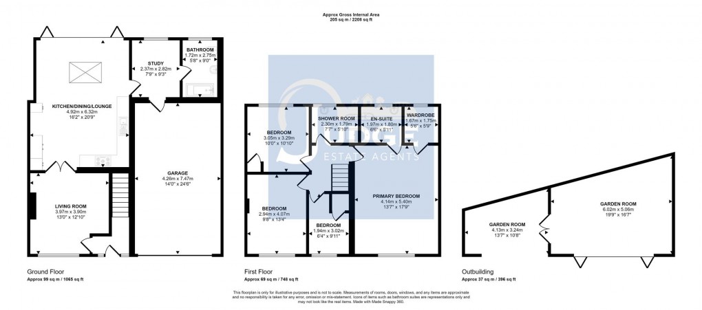 Floorplan for Millfield Close, Anstey, Leicester