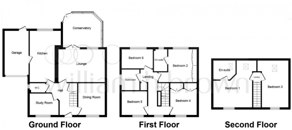 Floorplan for Melody Avenue, Anstey, Leicestershire