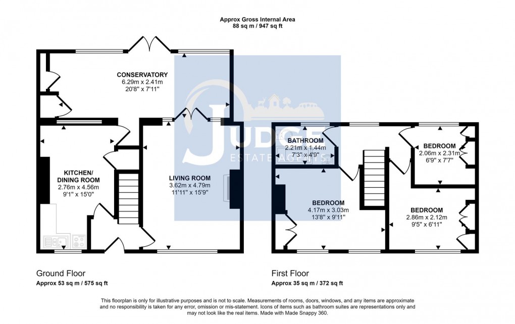 Floorplan for Tetuan Road, Leicester