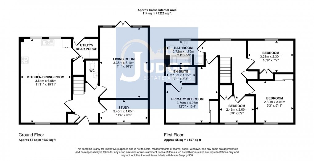 Floorplan for Gretton Drive, Anstey, Leicester