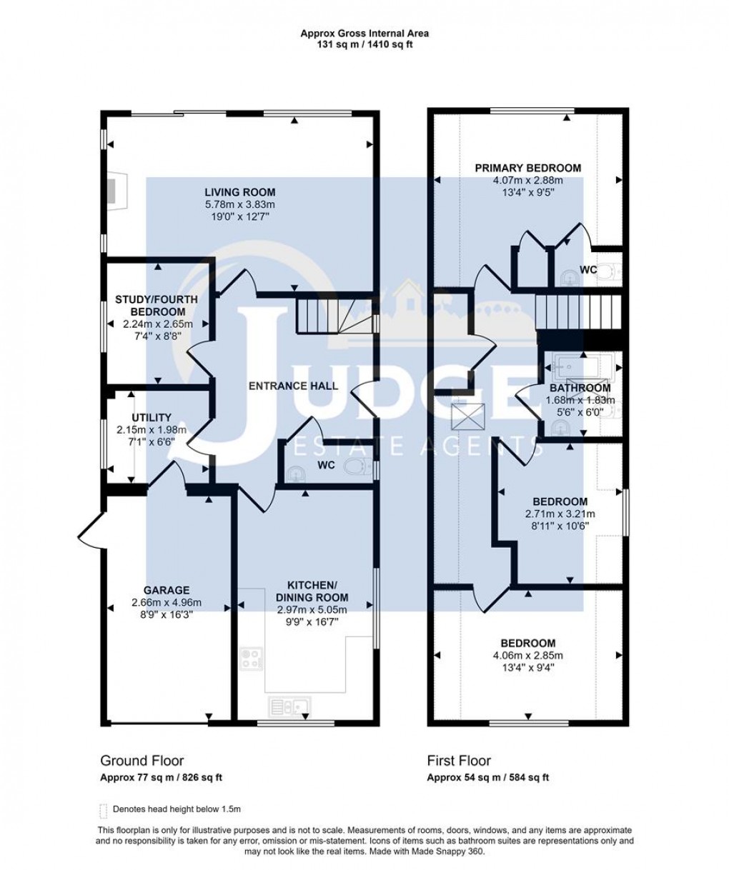 Floorplan for Rosebery Road, Anstey, Leicester