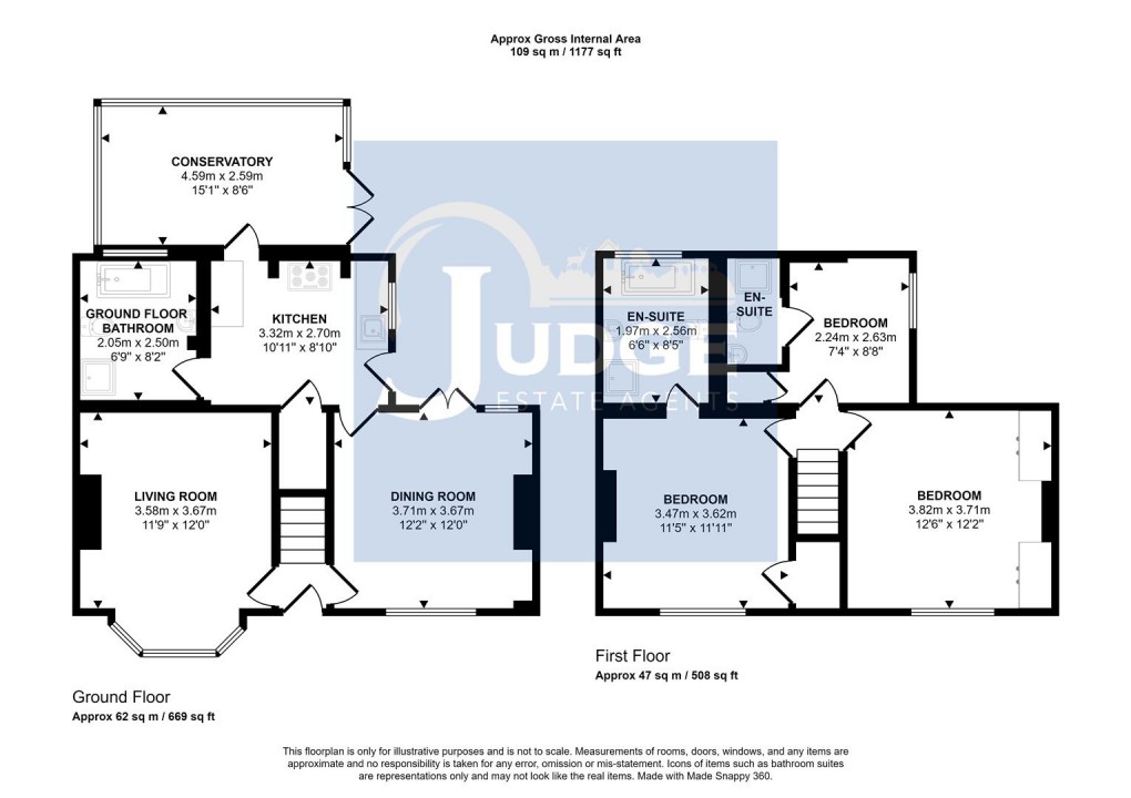 Floorplan for Stamford Street, Glenfield, Leicester