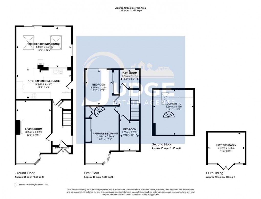 Floorplan for Leicester Road, Thurcaston, Leicester