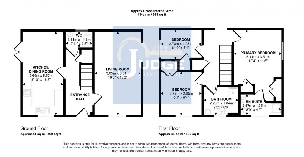 Floorplan for Jackson Road, Bagworth, Coalville