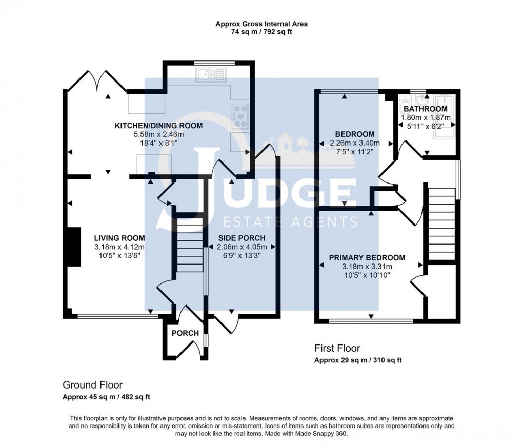 Floorplan for Netherfield Road, Anstey, Leicester