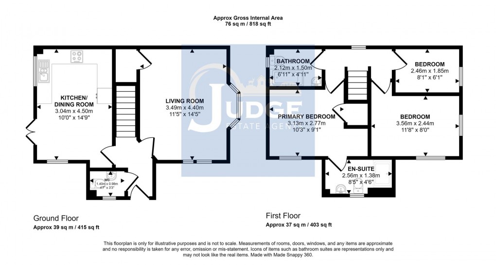 Floorplan for Storer Road, Anstey, Leicester