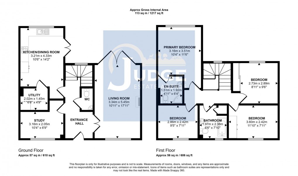 Floorplan for Anstige Avenue, Anstey, Leicester