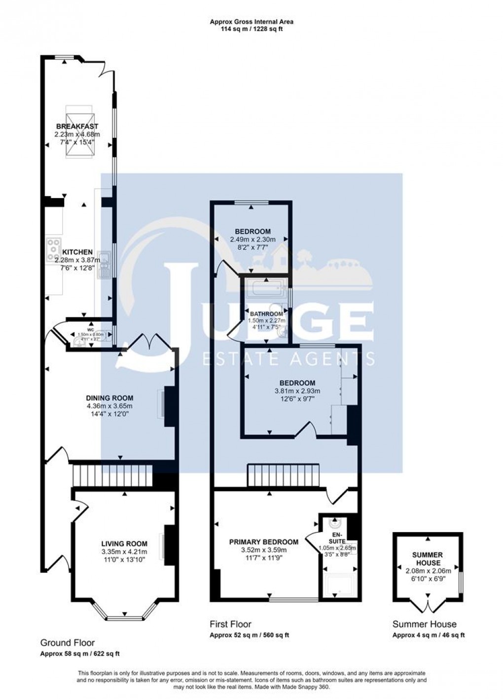 Floorplan for Forestgate, Anstey, Leicestershire