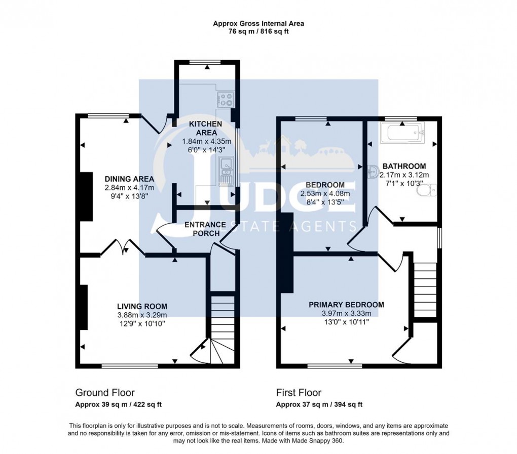 Floorplan for Highfield Street, Anstey, Leicester