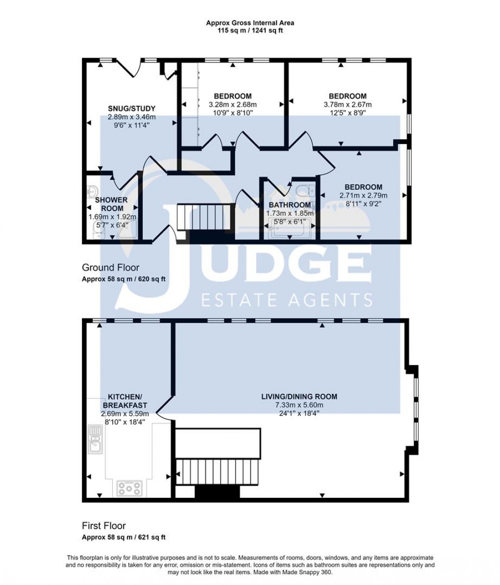 Floorplan for The Old Schoolhouse, Park Road, Anstey, Leicester