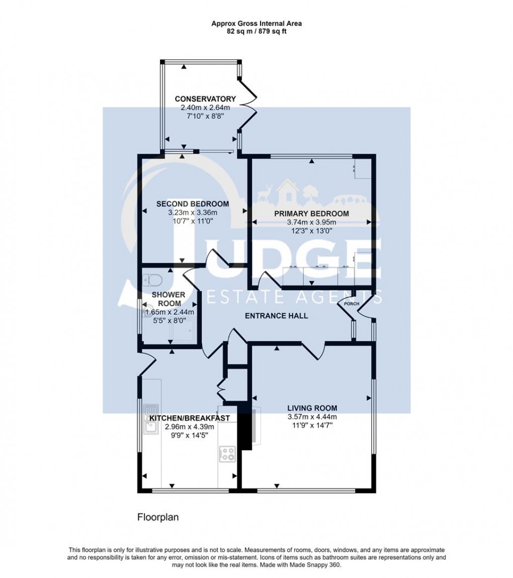 Floorplan for Meadowcourt Road, Groby, Leicester