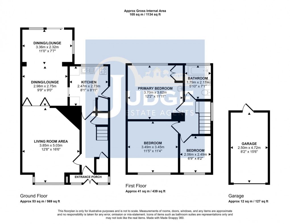 Floorplan for Birkdale Road, Anstey, Leicester