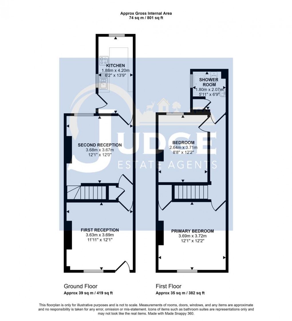 Floorplan for Cropston Road, Anstey, Leicester