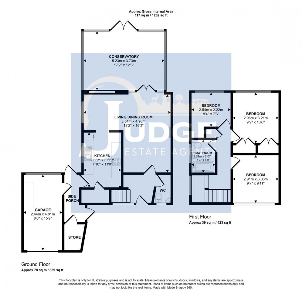 Floorplan for Tysoe Hill, Glenfield, Leicester