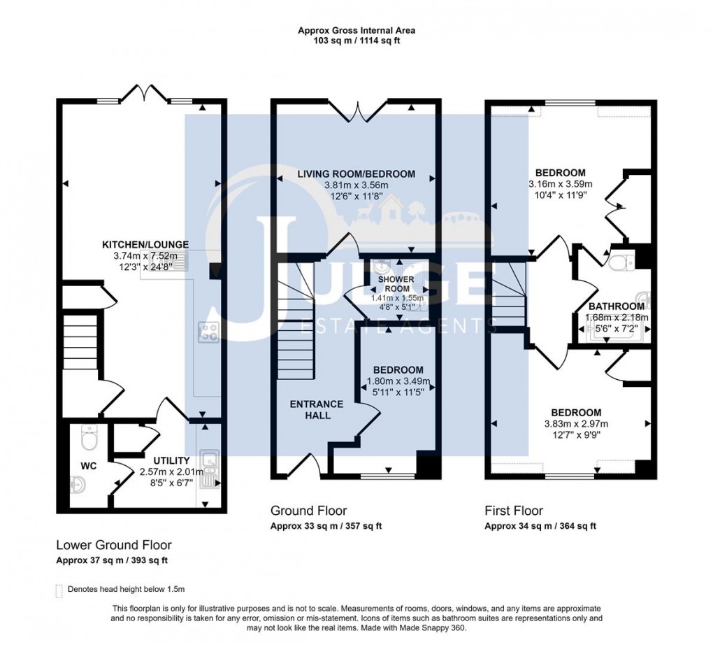 Floorplan for Rosebery Road, Anstey, Leicester