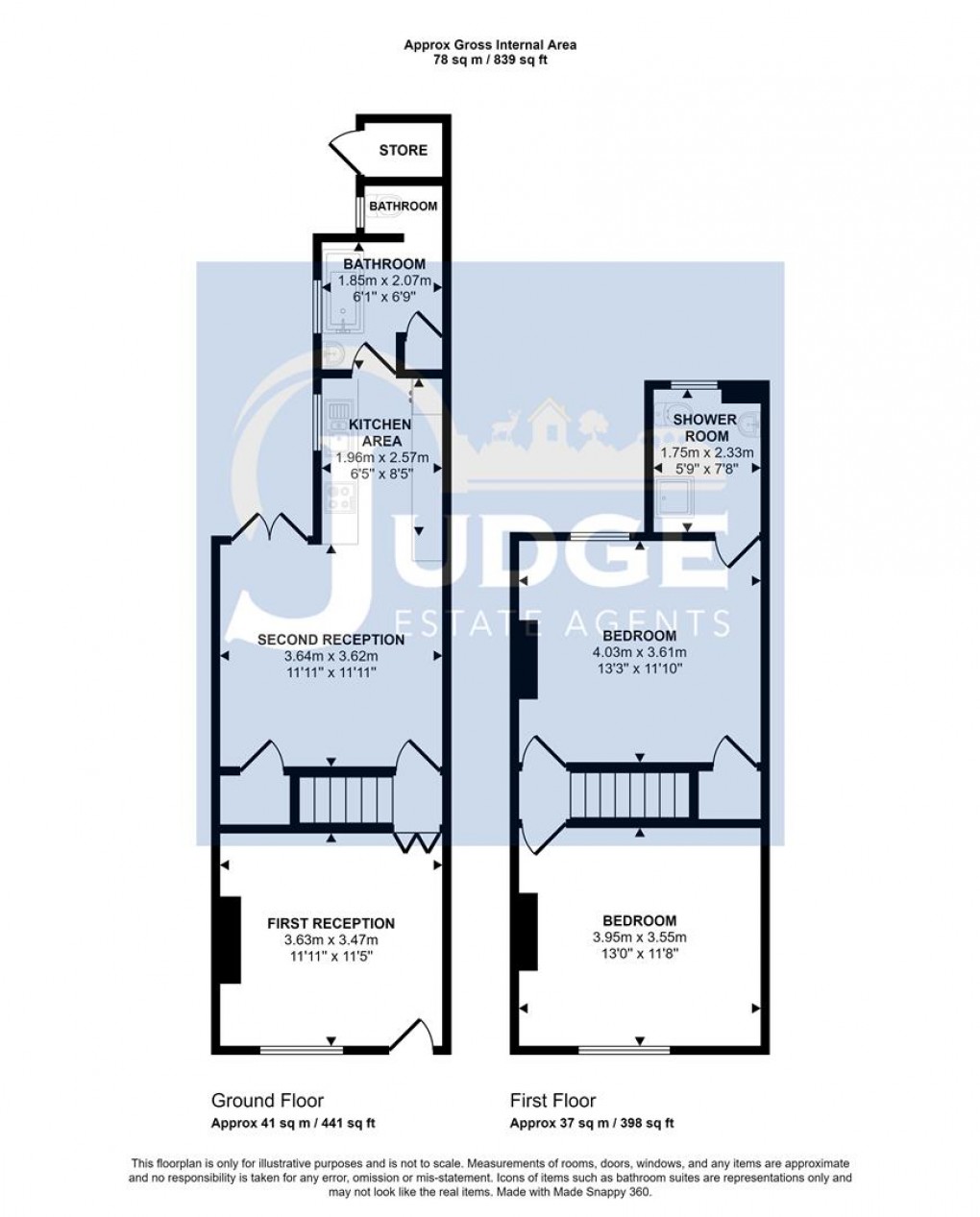 Floorplan for Edward Street, Anstey, Leicester