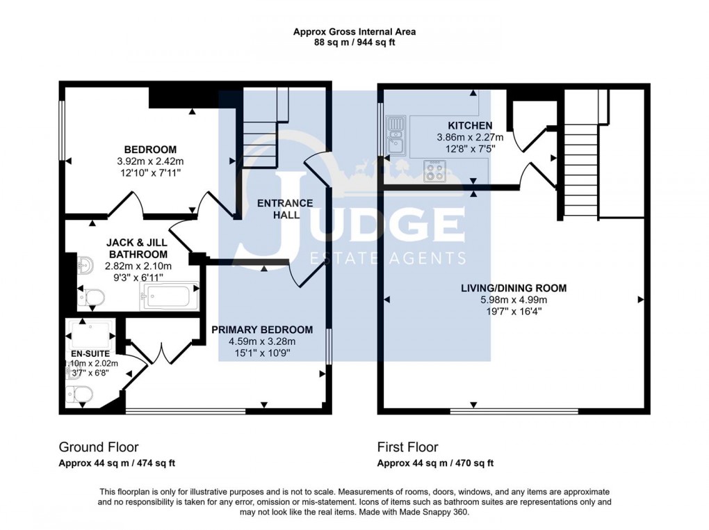 Floorplan for The Old Schoolhouse, Park Road, Anstey