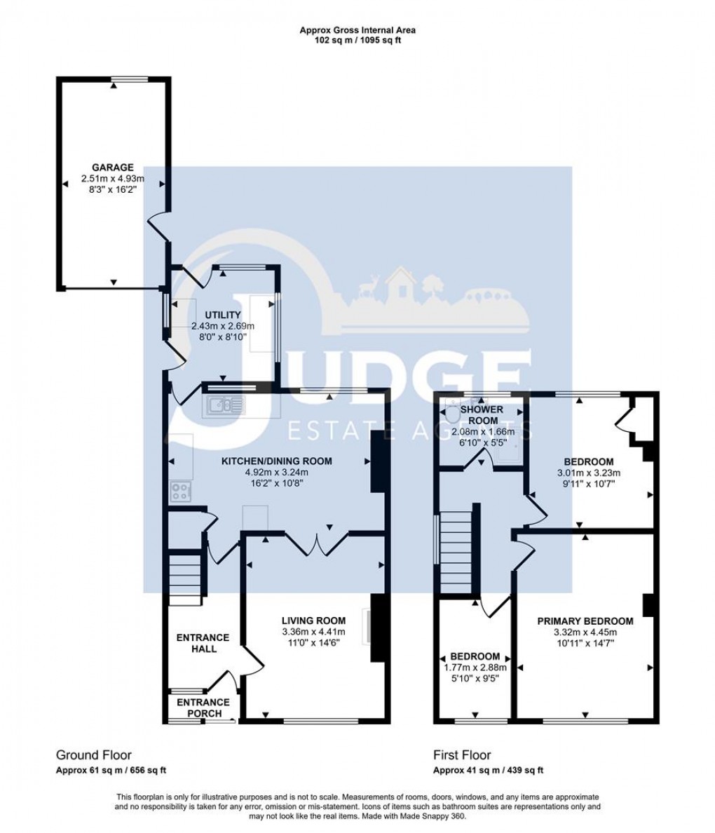 Floorplan for Stamford Street, Ratby, Leicestershire