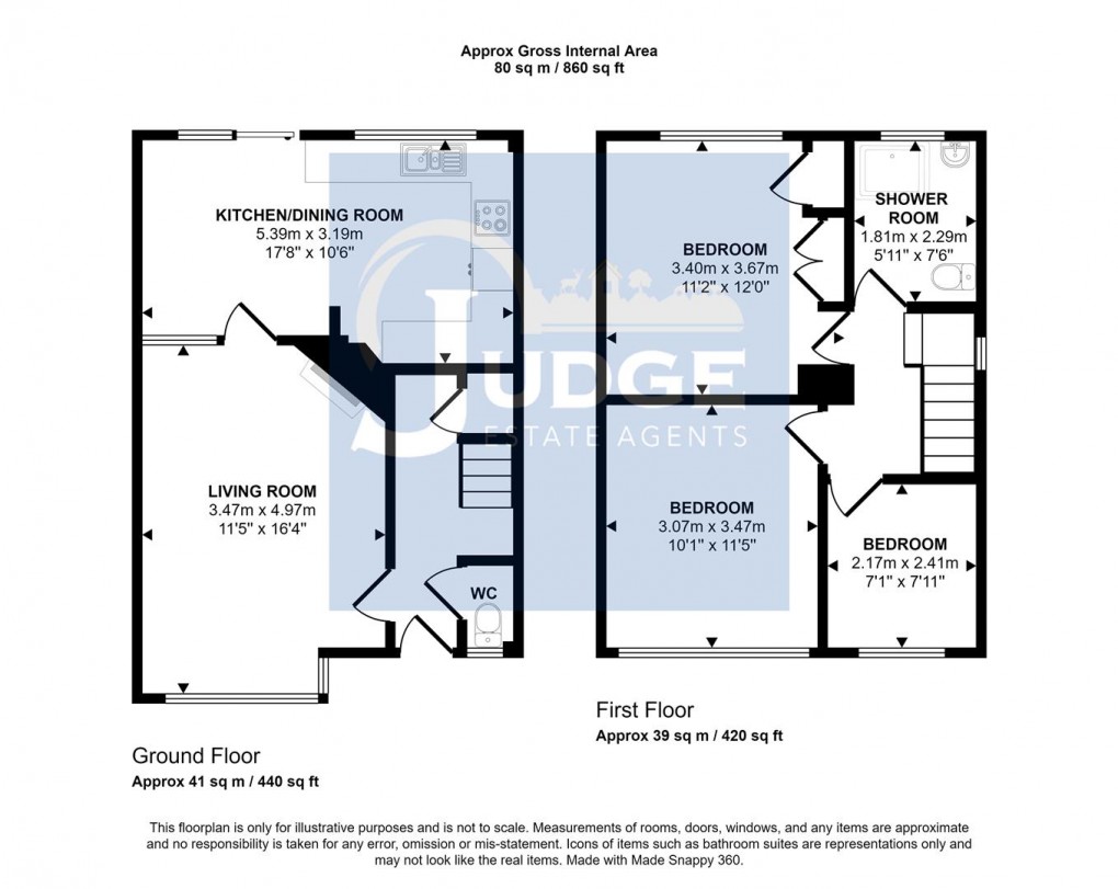 Floorplan for Balladine Road, Anstey, Leicester