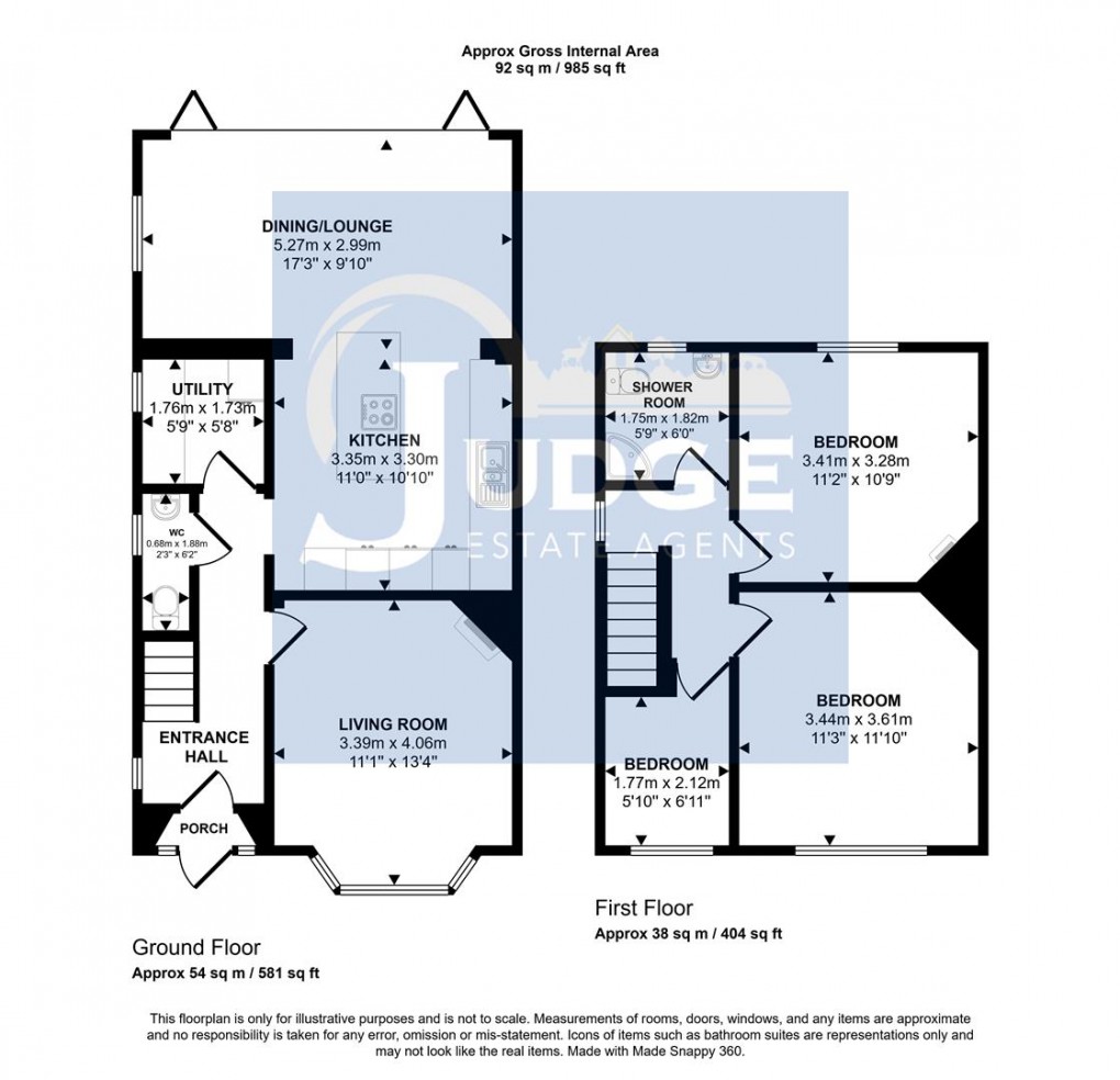 Floorplan for Little Shaw Lane, Markfield