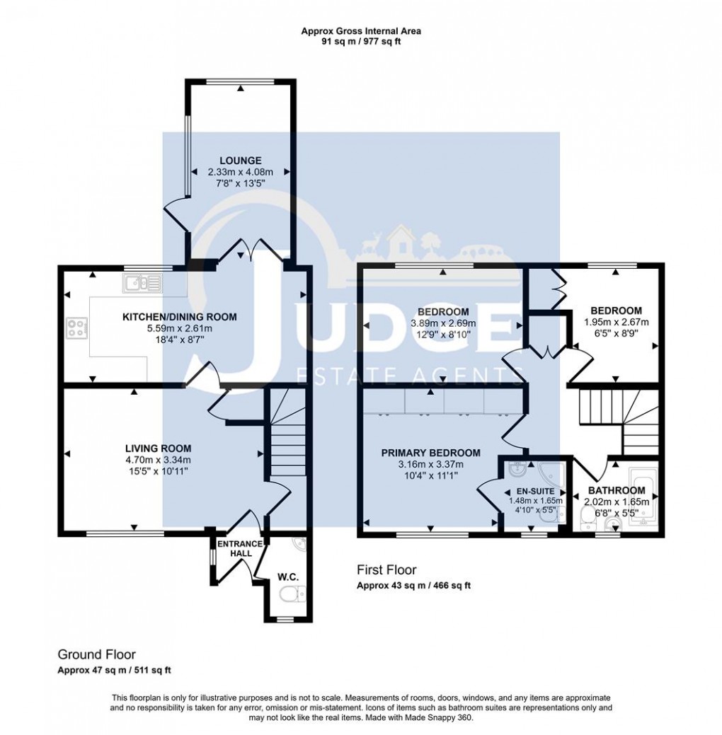 Floorplan for Dalby Road, Anstey, Leicester