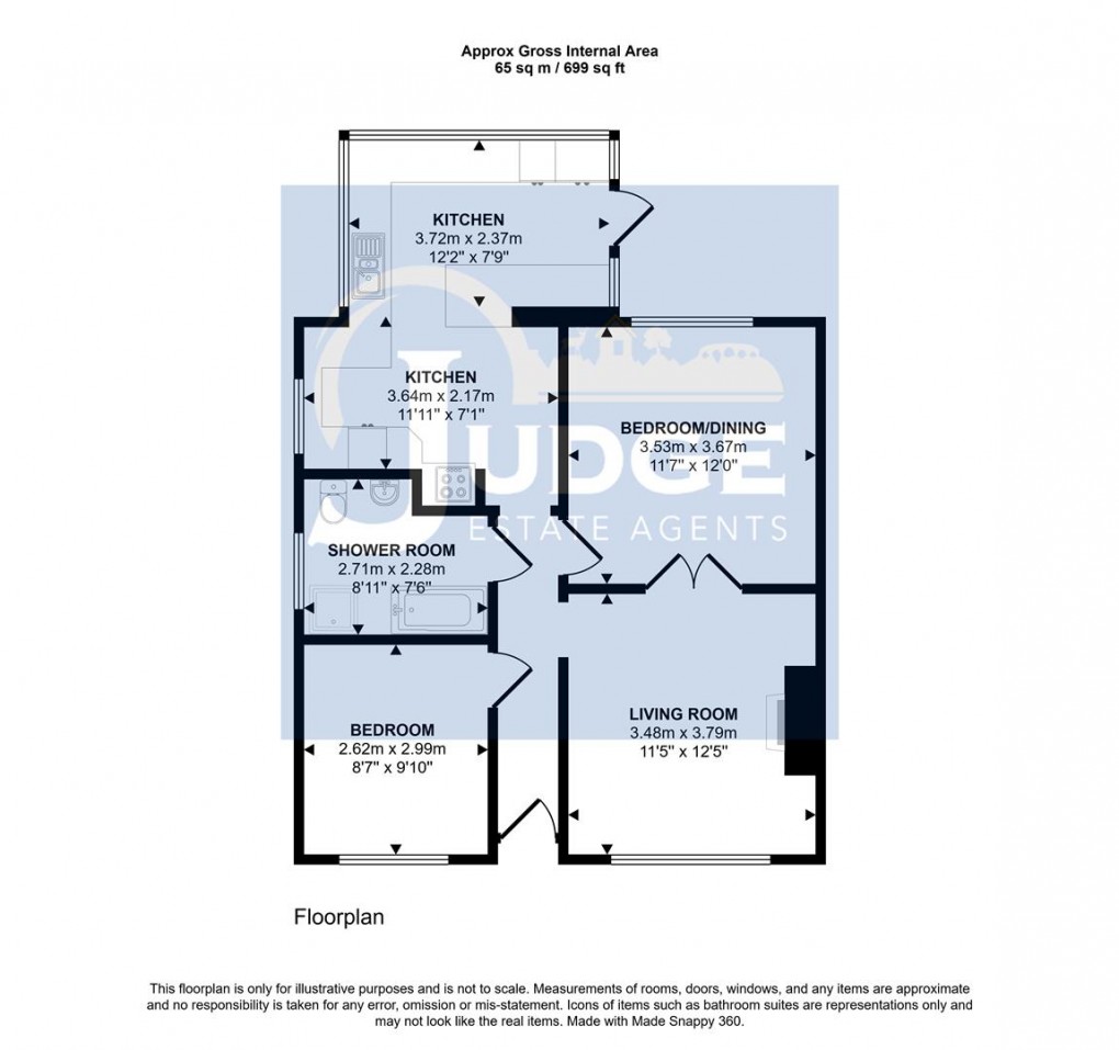 Floorplan for Jacqueline Road, Markfield, Leicestershire