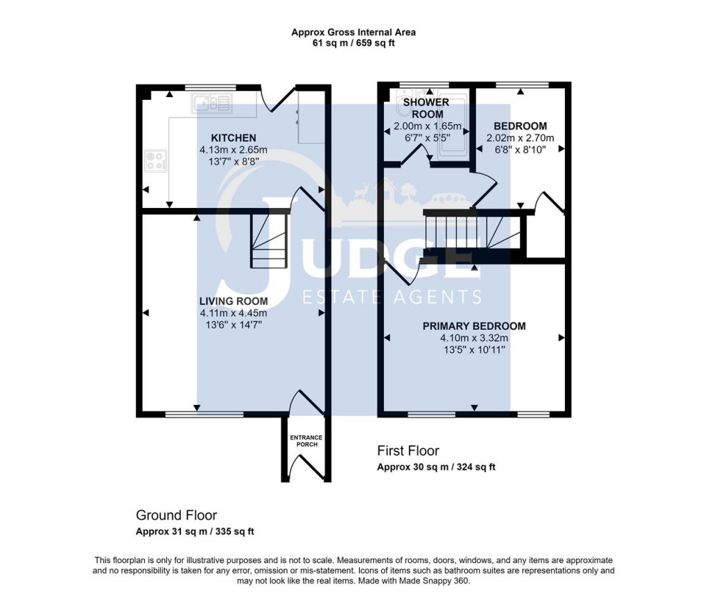 Floorplan for The Square, Glenfield, Leicester