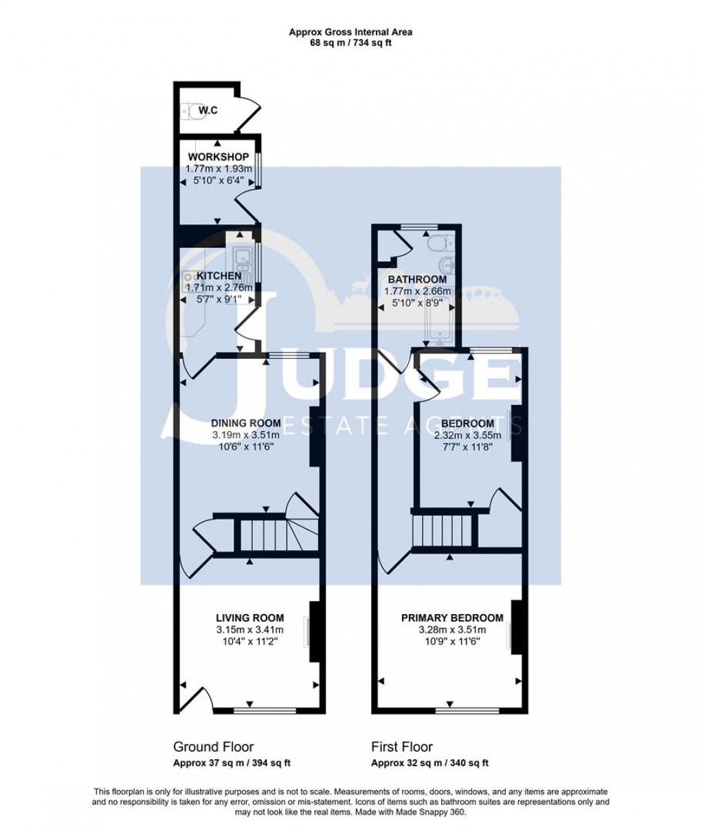 Floorplan for Forest Gate, Anstey, Leicester