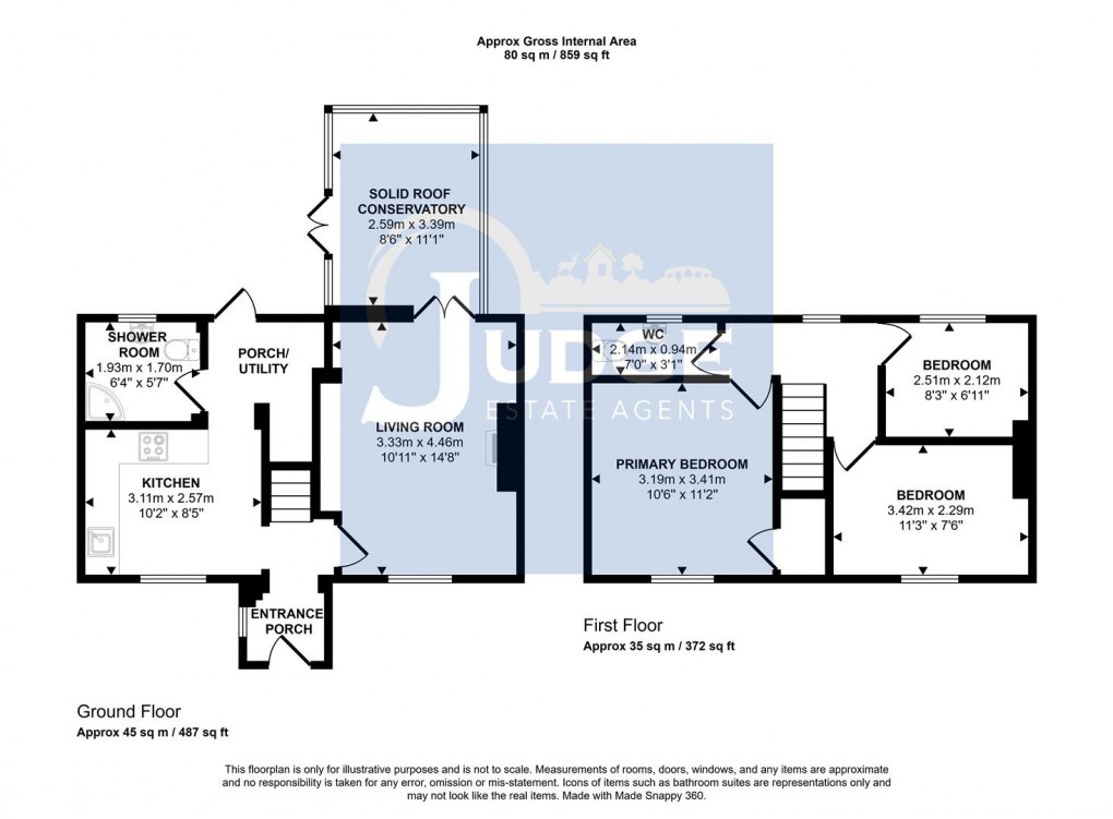 Floorplan for Edward Street, Anstey, Leicester